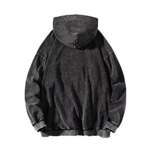 เสื้อฮู้ดโอเวอร์ไซส์ผ้าฝ้าย100% ซักได้ระบายอากาศได้ดีเสื้อสเวตเชิ้ตสไตล์วินเทจสำหรับฤดูหนาว - Product Image 3
