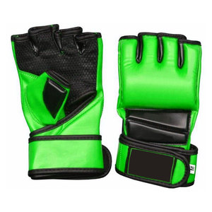 Gants MMA demi-doigt en cuir de haute qualité Gants de boxe légers avec logo personnalisé vente en gros à chaud - Product Image 2