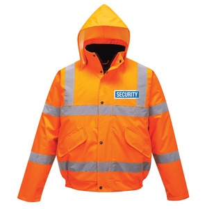 Sitio de construcción Chaqueta de seguridad de invierno Abrigo Chubasquero DE SEGURIDAD impermeable reflectante grueso con logotipo personalizable - Product Image 6