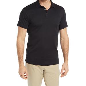 Polo pour hommes personnalisé avec logo OEM, col imprimé, tricoté, prix de gros, collection 2026 - Product Image 4
