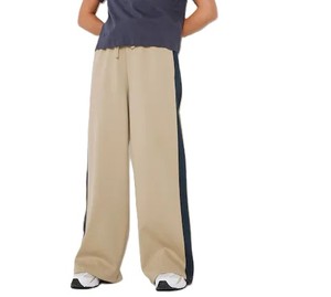 Pantalones de chándal para correr de algodón para mujer, pantalones cónicos con cordón de longitud completa con bolsillos, Joggers acampanados, rayas laterales para mujer, comodidad acogedora - Product Image 1