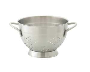 Colador de acero inoxidable para cocina profunda, juego de lavabo estándar con colador en forma de cesta para arroz de frutas y verduras - Product Image 1