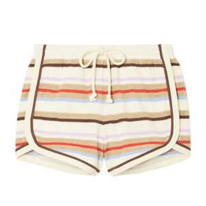 กางเกงขาสั้นเล่นยิมสำหรับผู้หญิงกางเกงขาสั้นเล่นบาสเก็ตบอลเอวปานกลางเข้ารูปแบบเรียบใส่สบาย - Product Image 1