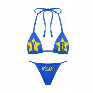 Premium 190 GSM Polyester Spandex Floral Print <b>Bikini</b> <b>Set</b> Triangle Tie Side Custom Sublimation Logo Women <b>Bikinis</b> <b>Set</b> - Product Image 6
