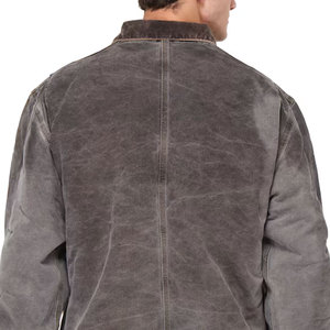 Bulk Quantity High Demanded Men Cotton <b>Canvas</b> <b>Jacket</b> / Cotton Made Men Full Sleeve <b>Canvas</b> <b>Jacket</b> - Product Image 6