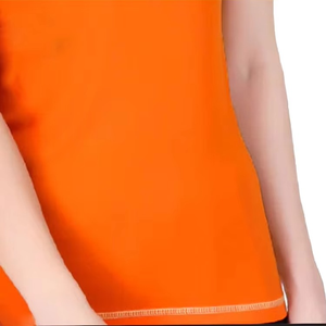 T-shirt noir régulier à manches courtes pour femmes, col rond, meilleur vêtement pour femmes, respirant, doux et confortable, couleur personnalisée - Product Image 4