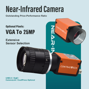 Siêu HD hyperspectral y sinh học cảm biến Nir CMOS 25mp 4.5fps gần hồng ngoại 300-1100nm gige màu RGB + Nir máy ảnh - Product Image 3