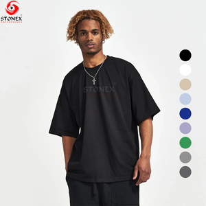 Ropa de calle de alta calidad Camiseta de gran tamaño de verano Camisetas casuales y cómodas Camisetas de hombre para gimnasio - Product Image 2