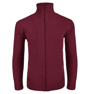 Wholesale 100% Polyester Polar Fleece <b>Sherpa</b> Material <b>Men's</b> Winter Full Zip <b>Jacket</b> with Long Sleeves Logo for Spring Season - Product Image 5