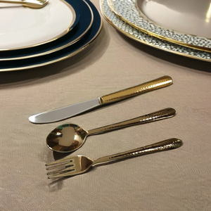 Ensemble de couverts royaux de luxe pour restaurant hôtel et mariage Offre Spéciale couverts vaisselle cuillères et fourchettes pour la fête - Product Image 1