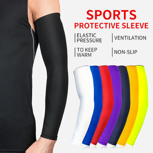 Manchons de bras en nylon et élasthanne de haute qualité, confortables, fins et flexibles, avec logo personnalisé, taille XL pour adultes, pour le basketball - Product Image 5