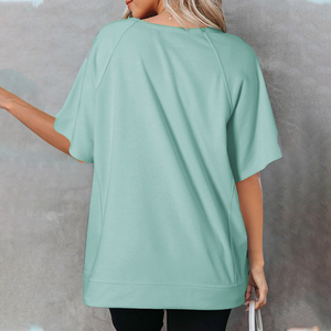 Vêtements d'extérieur les plus vendus à vendre streetwear Crewneck Solid Fashion Wear Sweat-shirt pour femmes pour vêtements formels et décontractés - Product Image 2