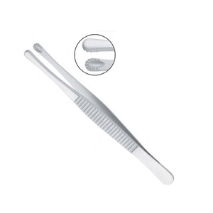 คีมจับเนื้อเยื่อคุณภาพสูงจากรัสเซีย ผลิตจากเหล็กกล้าไร้สนิมเยอรมัน คีมจับเนื้อเยื่อแบบ Semken - Product Image 1