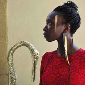 <b>Long</b> leather fringe <b>earrings</b> - WHILE STOCK LEAST - Product Image 5