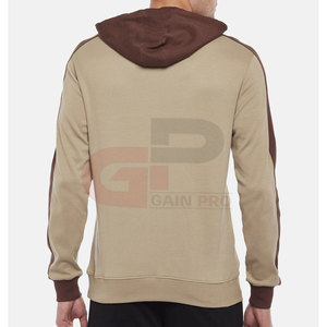 Sweats à capuche demi-fermeture éclair de style décontracté entièrement personnalisés nouveauté sweats à capuche demi-fermeture éclair confortables - Product Image 3