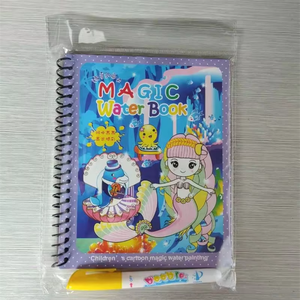 Enfants <span class=keywords><strong>peinture</strong></span> coloré magique eau <span class=keywords><strong>dessin</strong></span> livre stylo coloriage numéros <span class=keywords><strong>dessin</strong></span> portable livre magique carnet de croquis - Product Image 6