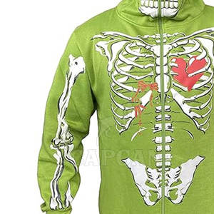 Sudadera con capucha de cara completa de Color liso personalizado 2023, sudadera informal cómoda con cremallera, temporada de invierno, MOQ bajo - Product Image 6