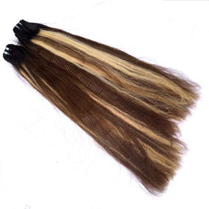 Bonne Qualité Yaki Couleur Droite Extensions de Cheveux Humains Vietnamiens Avec Prix de Gros Ensemble - Product Image 4