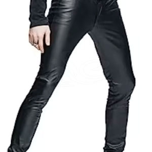 Pantalones de Cuero para Hombre de Fábrica al por Mayor, Marca Privada con Calidad Premium, Pantalones de Cuero para Hombre para Venta en Línea - Product Image 4