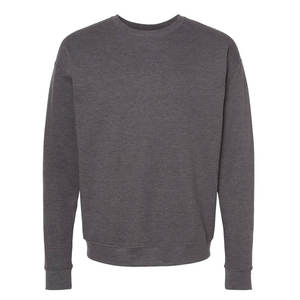 Custom Knitwear Deep <b>Grey</b> 320GSM Knitted Cotton Male Top Long Sleeve <b>Men</b> <b>Sweatshirt</b> - Product Image 1