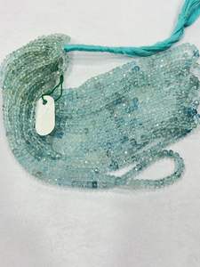 Cuentas de Aguamarina Azul Natural de Primera Calidad, 14 Pulgadas, 5 mm, Forma Redonda Lisa, Cuentas de Piedras Preciosas - Product Image 3