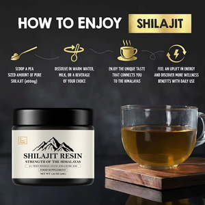 OEM/ODM 100% Pure Himalayan <b>Shilajit</b> <b>Resin</b> Organic <b>Shilajit</b> <b>Resin</b> 30g Natural <b>Shilajit</b> <b>Resin</b> Available in Customized Packaging - Product Image 5