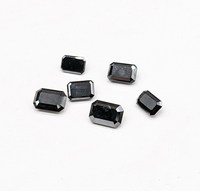 Diamante Negro Natural, Corte Elegante 3x4mm, Calidad AAA+, Piedra Suelta para Anillo Solitario, Fabricación de Joyería DIY, Marca LUSTRE Certificada, Regalo para el Día de la Madre
