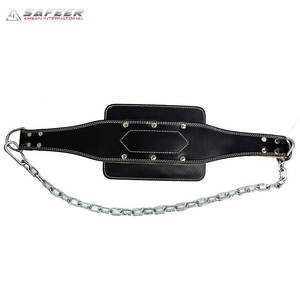 Deportes y entretenimiento Fitness y cuerpo Gimnasio profesional Levantamiento de pesas Entrenamiento Fitness Levantamiento de pesas Cinturón de inmersión de cuero - Product Image 2