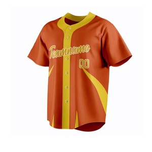 Maillot de baseball personnalisé avec le nom de l'équipe et le nom du joueur, maillot de baseball pour adultes, maillot de baseball pour hommes, sublimation, maillot de baseball pour jeunes et adultes - Product Image 3
