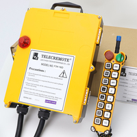 Control Remoto Inalámbrico de Grúa de Doble Velocidad y 16 Botones de Alta Calidad a Precio de Fábrica, Modelo F24-16D para Operación de Grúas Puente