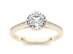 Anillos de Compromiso y Boda, Joyería Personalizada Ajustable, Chapado en Oro de 18k, Plata de Ley 925, Diamante Cultivado en Laboratorio, Anillos de Moda para Mujer - Product Image 2