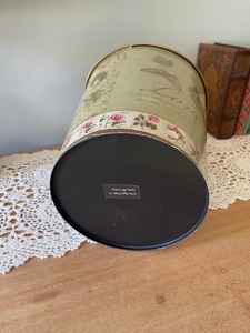 Metal <b>waste</b> bin With Beautiful Digital Printing with Brass Feet. - Product Image 4