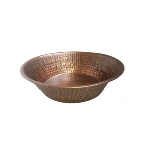 Bol de massage de spa pour pieds en cuivre de haute qualité bol de repose-pieds de spa en cuivre de conception ronde moderne - Product Image 5