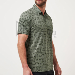 Polo en laine tricotée de haute qualité pour hommes, vente en gros par sublimation, logo personnalisé, polo court en laine pour hommes, fin - Product Image 1