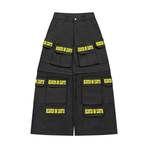 Pantalones Cargo Camuflados Y2k Personalizados con Múltiples Bolsillos para Hombre, Pantalones Deportivos Camuflados de Pierna Recta Holgados con Estampado Digital - Product Image 5