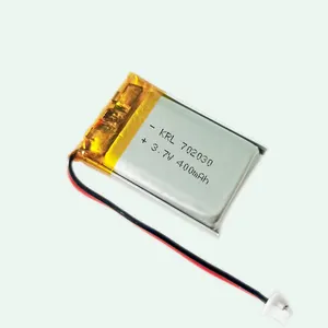 Sampel gratis baterai kantong Ion Lithium pabrikan asli UL KC IEC62133 3.7V 702030 400mAh