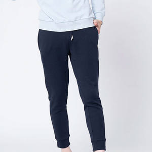 Venta caliente de los hombres de moda Slim Fit Joggers cómodos pantalones de chándal casuales tela de lona antiarrugas liso teñido recto - Product Image 5