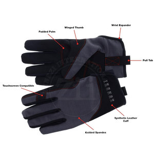 Guantes de Mecánico para Pantallas con Nuevo Diseño - Alta Calidad, Impermeables, Antideslizantes, Resistentes al Frío y al Calor, Transpirables, Cómodos, Unisex - Product Image 4