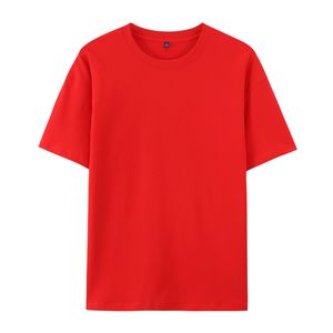 Transpirable Cómodo 100% Algodón peinado 220 Gsm 9 Colores Camiseta unisex para hombres - Product Image 3