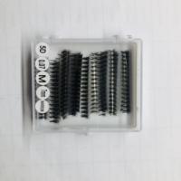 Extensions de cils en bandes pré-faites en cheveux synthétiques de haute qualité 2D-6D, faites à la main, courbure J, volume intense, personnalisables OEM/ODM