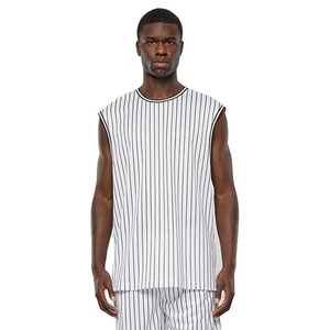 Nueva Camiseta Deportiva Holgada de Poliéster y Algodón con Diseño de Forro, Cuello Redondo, para Gimnasio y Fisicoculturismo - Product Image 4