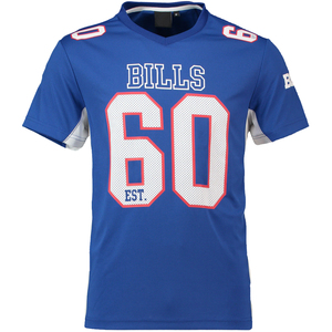 Camiseta de fútbol americano de entrenamiento personalizada hecha en fábrica, camiseta de fútbol americano sublimada con logotipo OEM para la venta en línea - Product Image 5