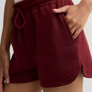 Premium quality shorts for women 100% cotton short length round edges with cotton <b>strings</b> summer casual wear women's shorts - Product Image 3