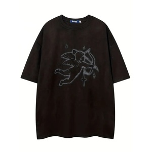 เสื้อยืดพิมพ์ลายสำหรับผู้ชายเสื้อยืดสำหรับใส่บนถนนขนาดพิเศษงานตามสั่ง - Product Image 1