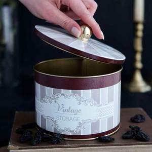 Elegance <b>Metal</b> round Canister Knob Handle Ø175x130mm for <b>Metal</b> <b>Cans</b> - Product Image 4