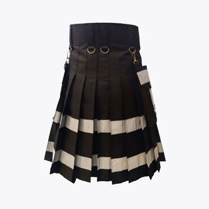 Falda Kilt Tartán Utilitaria para Mujer, Elegante Falda Kilt Tartán Escocesa Nacional, Hecha en Pakistán - Product Image 3