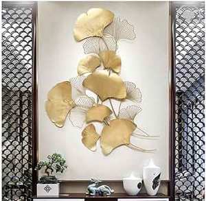 Décoration murale moderne pour la maison hôtel restaurant chambre à coucher salon décoration métal couleur or dernier design accessoires de décoration intérieure - Product Image 2