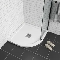 Receveur de douche moderne Raison en pierre artificielle, fabrication directe usine, pour hôtel, en résine antidérapante avec garantie de 5 ans pour salle de bain