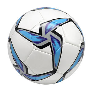 Ballon de football officiel taille 5 en cuir PU avec logo personnalisé, cousu à la machine, matériaux en caoutchouc TPU pour une performance accrue - Product Image 6