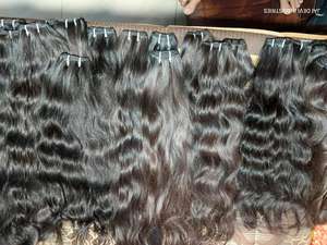 Fournisseur en gros Paquets de cheveux indiens vierges en ligne Faisceaux de cheveux naturels Remy de vague de corps Couleur naturelle de prolongements de cheveux humains - Product Image 3